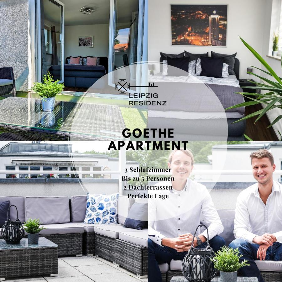 Leipzig Residenz Goethe Apartment Mit 2 Dachterrassen Exteriér fotografie
